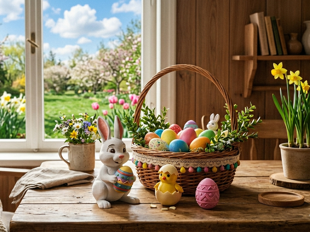 Easter 3D Printing Ideas 2026: Colorful Decor with SUNLU Rainbow & Multi-Color Filaments