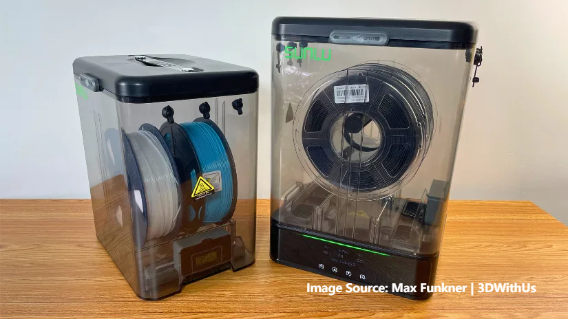 SUNLU FilaDryer SP2 Modular Filament Drying and Storage Review Summary From Max Funkner 3DWithUs