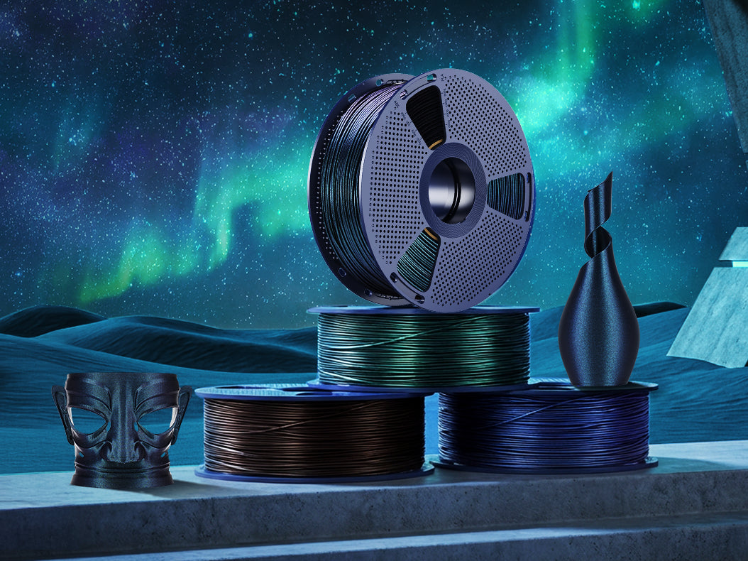 SUNLU PLA Galaxy Filament Review 2026: Iridescent Color-Changing 3D ...