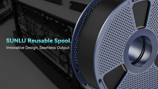 SUNLU Third-Generation Reusable Spool: A New Choice for Eco-Friendly, Durable, and Efficient Filament Management