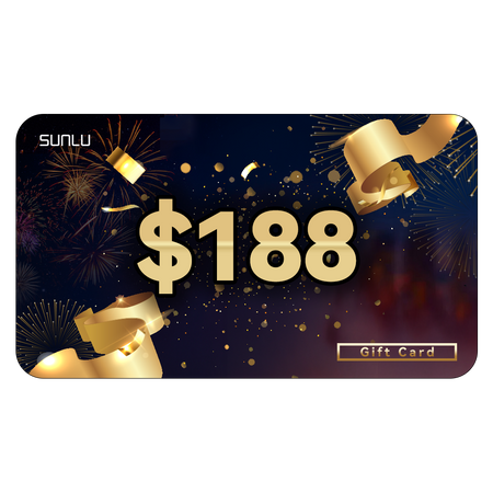 BFCM SUNLU Gift Card | The Best Gift for the Best Friend - 5%OFF