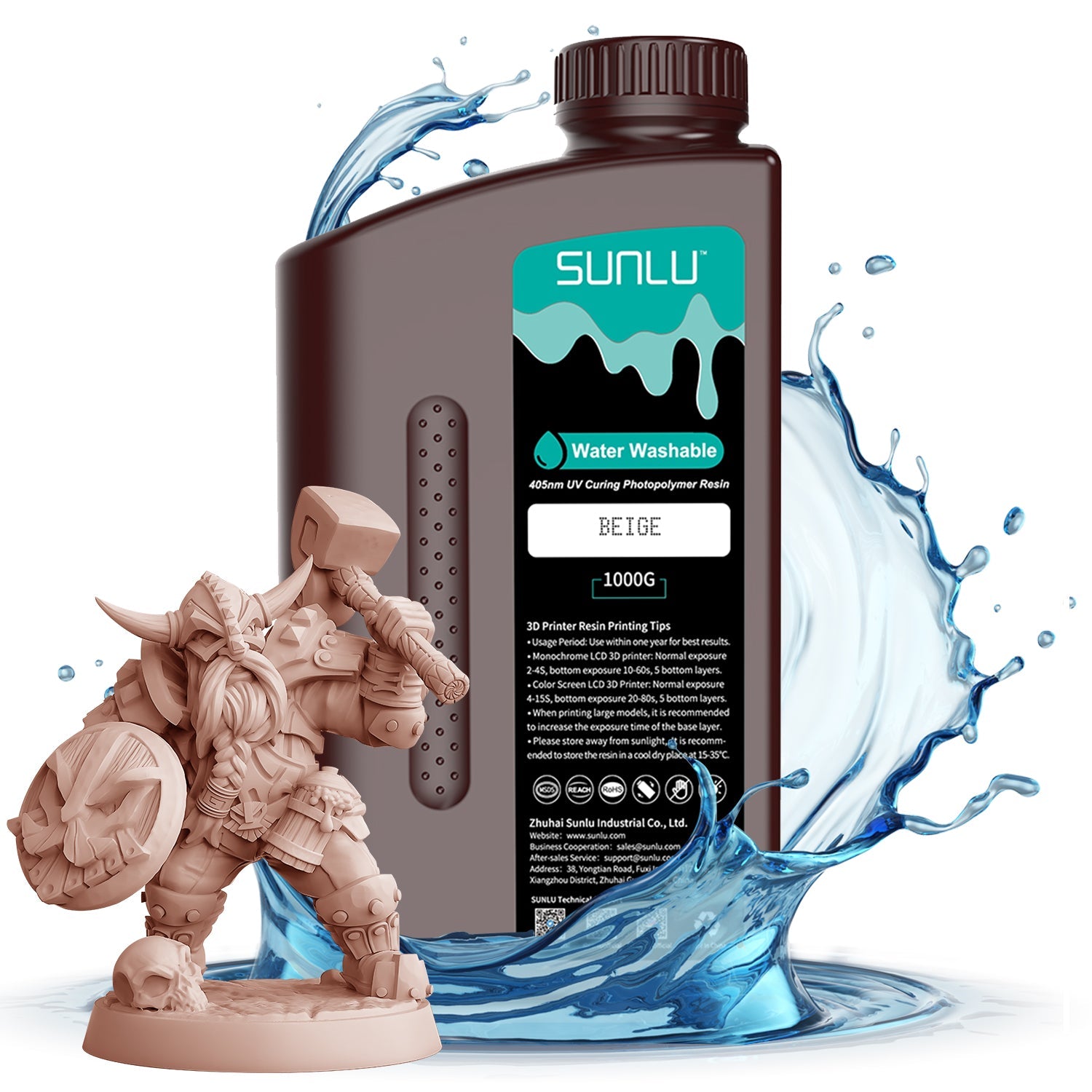 [Get 5 for the Price of 4] 1000g Standard Resin, Water-wash Standard Resin and Standard Plus Resin