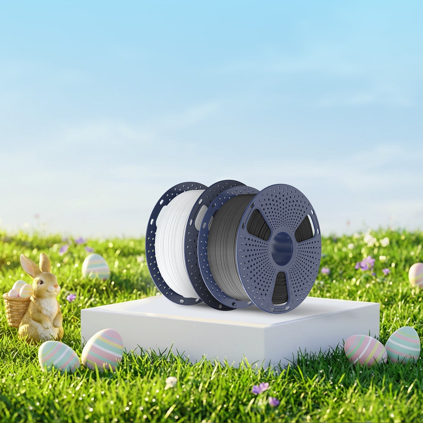 [Bigger Size, Longer Use, No Waste] 3KG Large Spool PLA Series 3D Printer Filament Collection