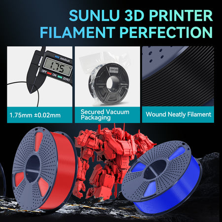 [Disponible en México] PLA+ 2.0, Filamento para impresora 3D SUNLU PLA+ 2.0(PLA Plus 2.0) 1kg