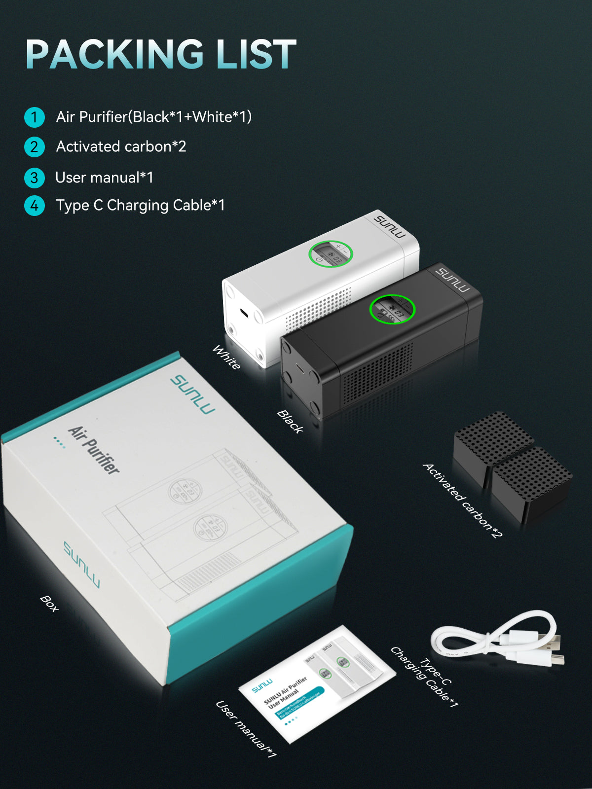 Air Purifier Sets, Applicable to Resin Printer