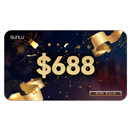 BFCM SUNLU Gift Card | The Best Gift for the Best Friend - 5%OFF