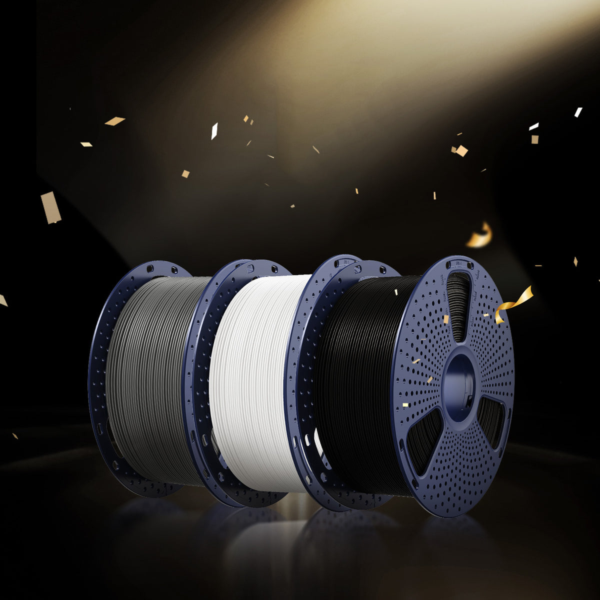 [Bigger Size, Longer Use, No Waste] 3KG Large Spool PLA Series 3D Printer Filament Collection