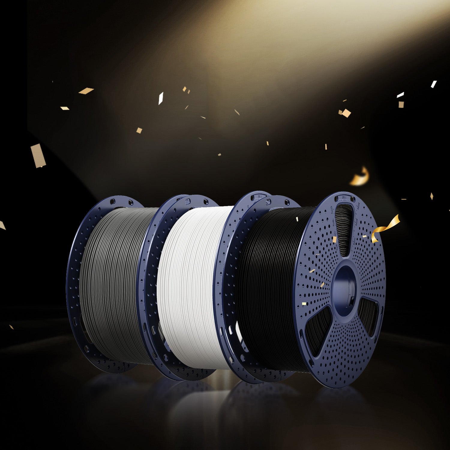 [Bigger Size, Longer Use, No Waste] 3KG Large Spool PLA Series 3D Printer Filament Collection