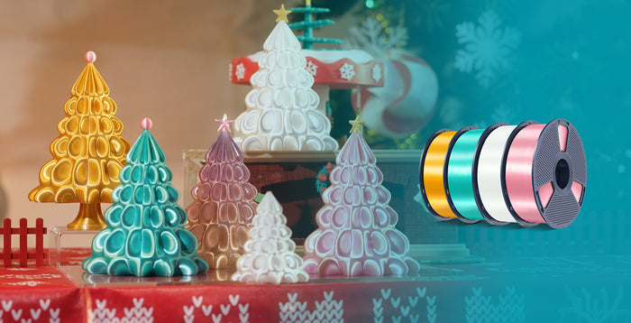 Christmas Tree Silk Decor