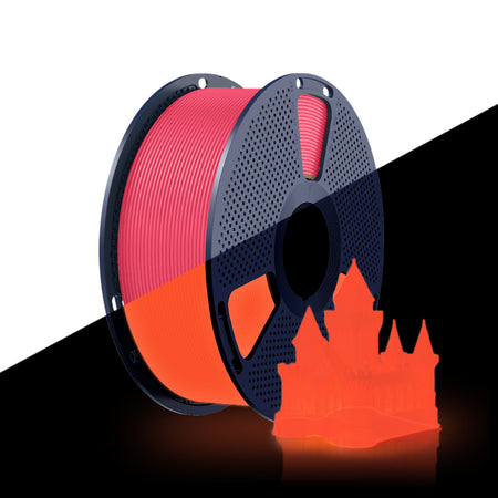 [MOQ: 3KG] Glow in The Dark (Luminous) PLA 3D Printer Filament 1KG
