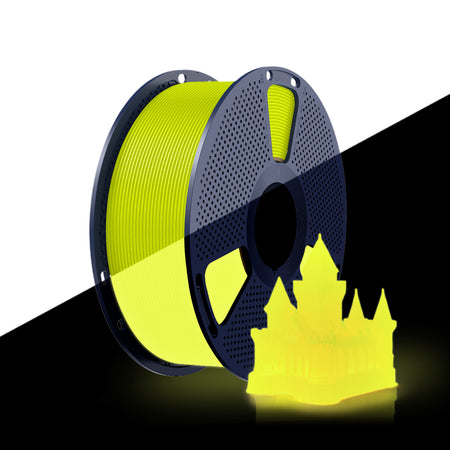 [MOQ: 3KG] Glow in The Dark (Luminous) PLA 3D Printer Filament 1KG