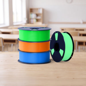 [MOQ: 3KG] Glow in The Dark (Luminous) PLA 3D Printer Filament 1KG
