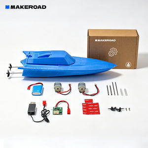 Makeroad MakerKit RC Boat Kits -- Print, Build & Sail Your Own Custom 3D Printed RC Watercraft with Unlimited Modifications (3D Printed Parts Not Included)