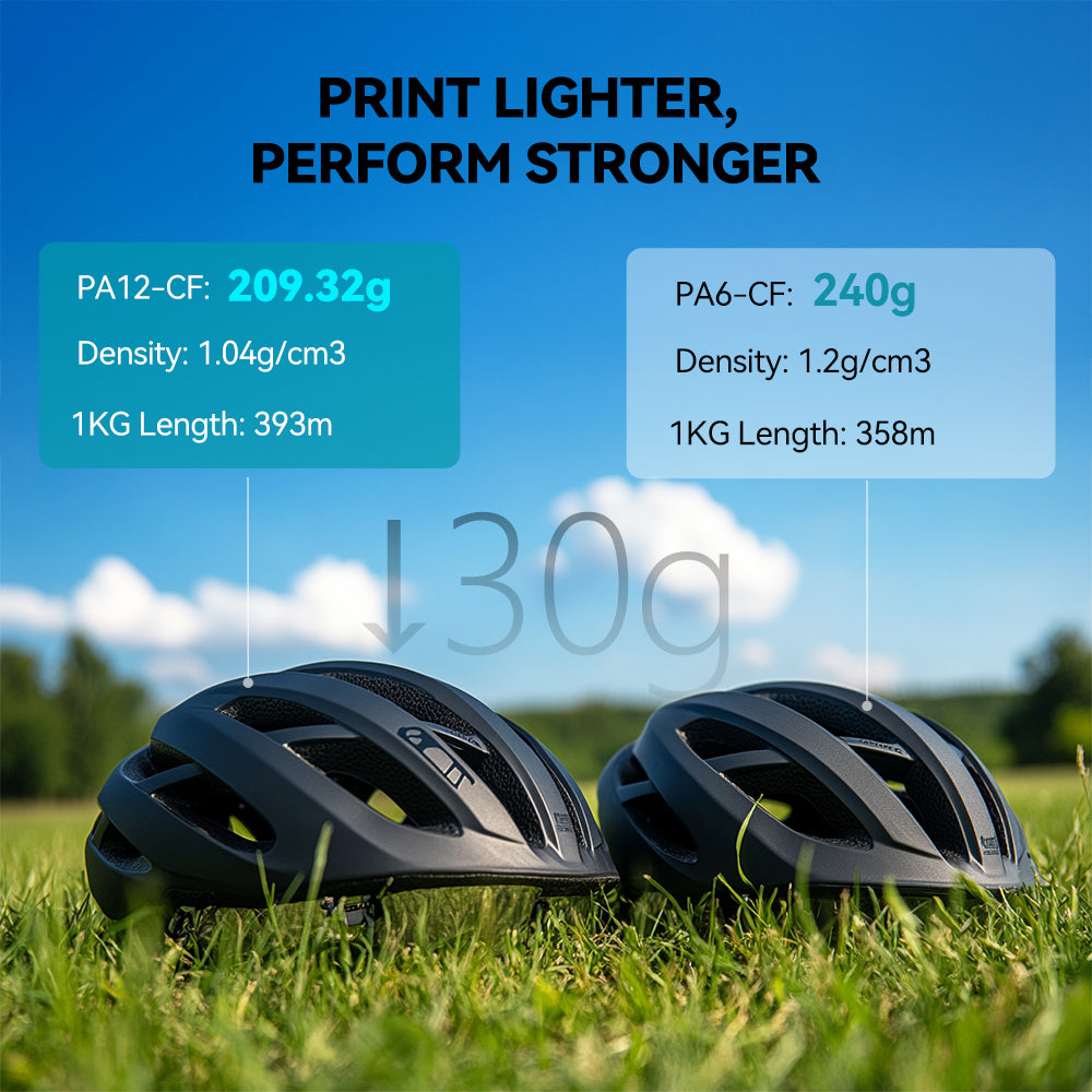 Nylon-12 Carbon Fiber (PA12-CF) 3D Printer Filament 1KG