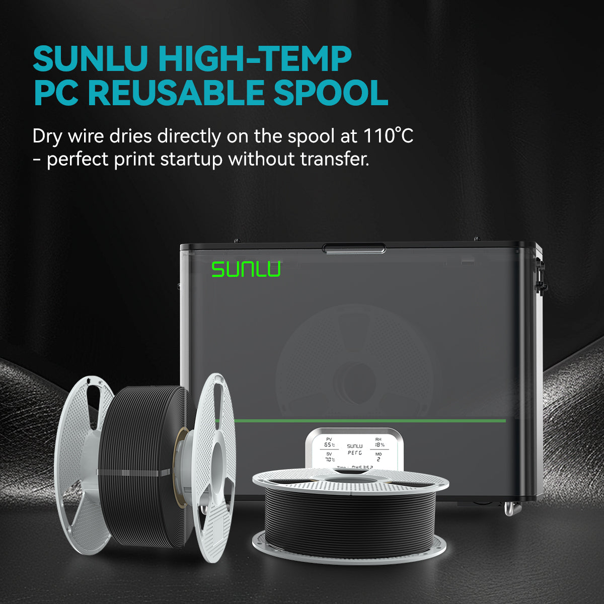 Nylon-6 Glass Fiber (PA6-GF) 3D Printer Filament 1KG