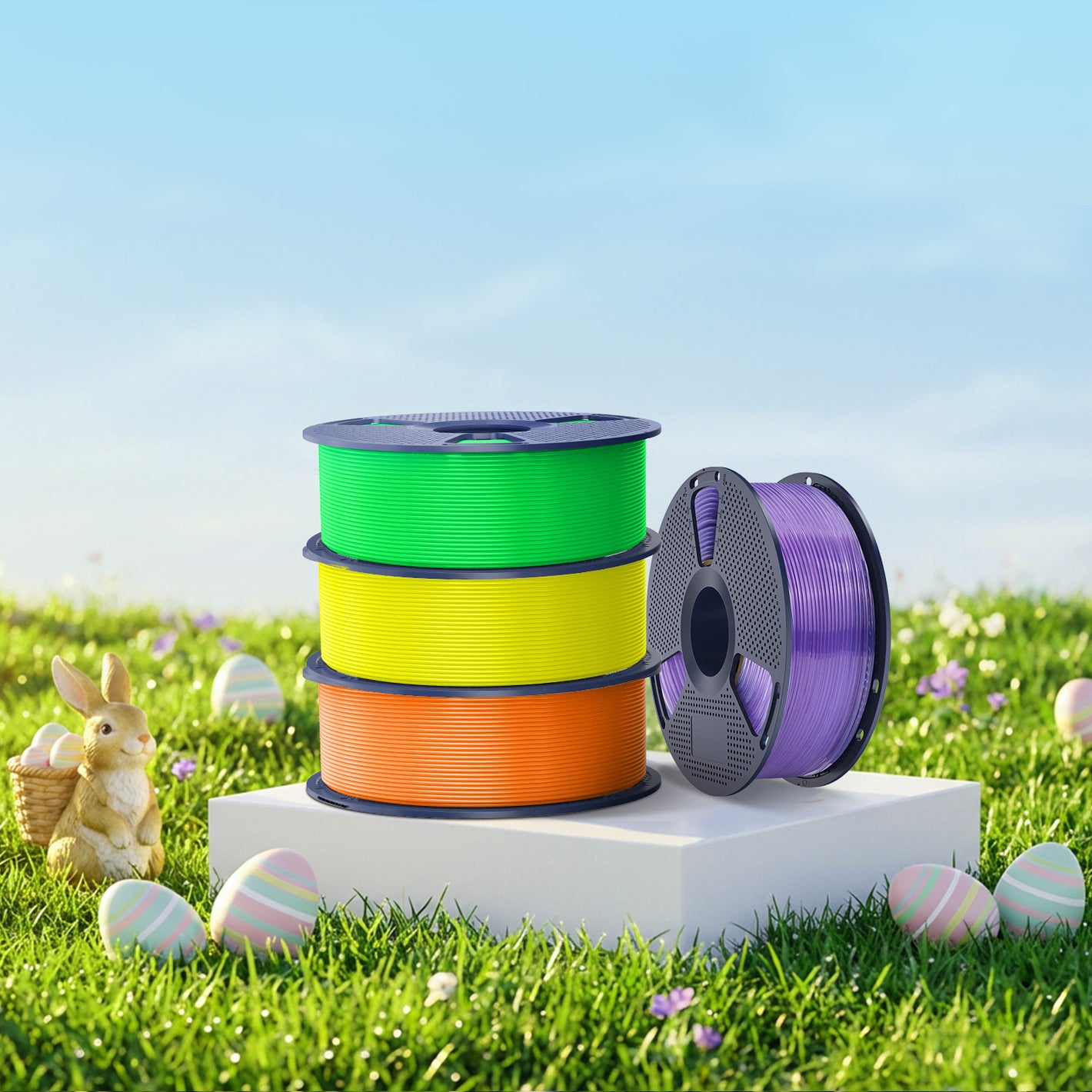 SUNLU PLA New Color Collection, Fluorescent & Transparent Series 1.75mm 1KG