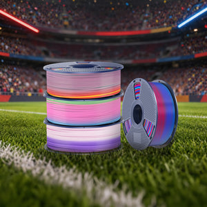 [MOQ: 3KG] PLA, SILK, PETG Rainbow Filament 3D Printer Filament 1KG