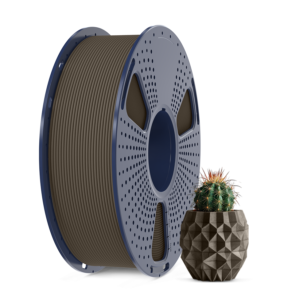 [MOQ: 3KG] Optimized Wood PLA 3D Printer Filament 1KG, Optimized and Upgraded Wood Texture