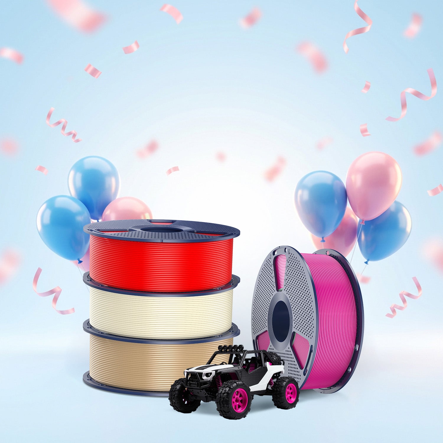 [MOQ: 6KG] PLA+(PLA Plus) 3D Printer Filament 1KG