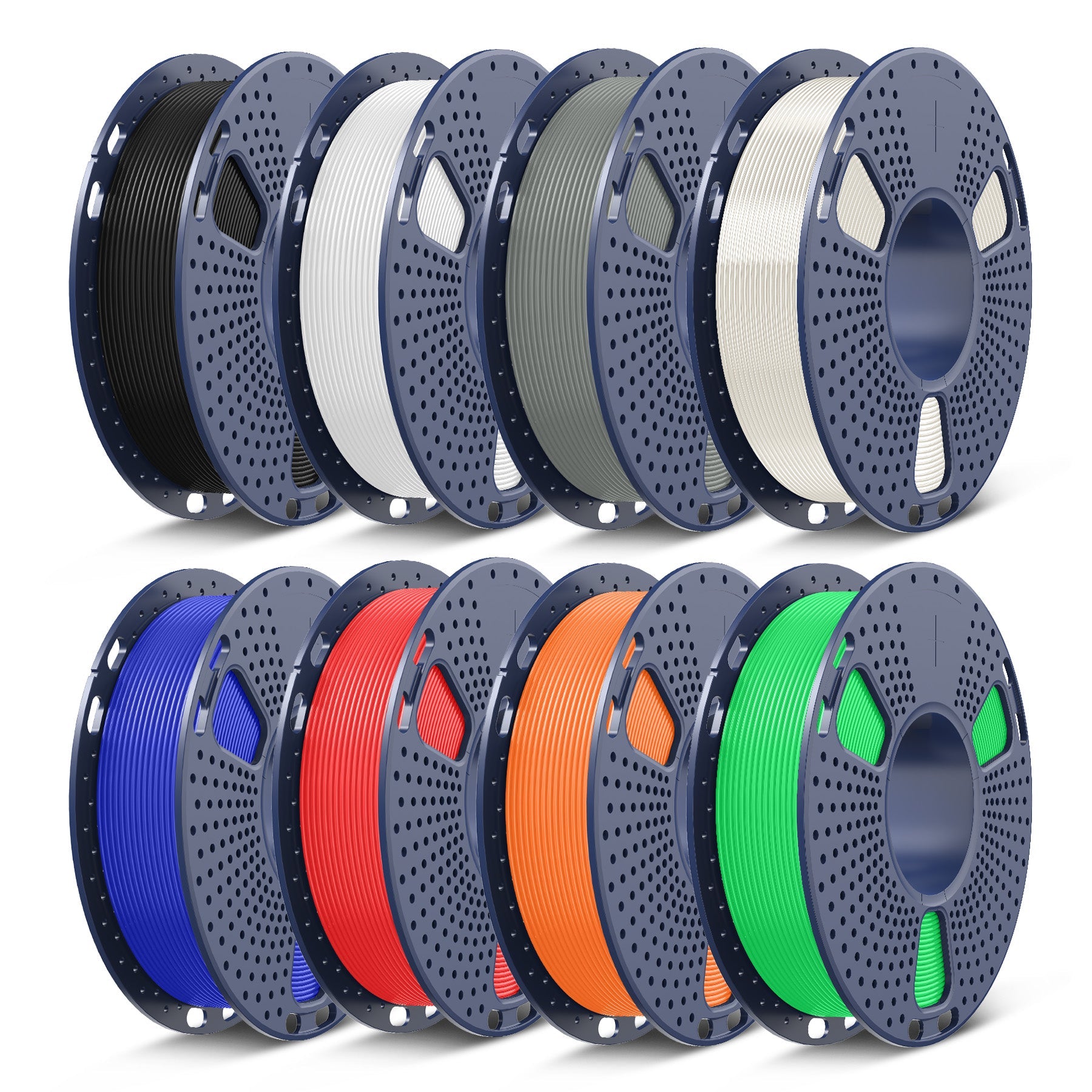 SUNLU 250g PLA, PLA+, PLA+2.0, PLA Meta Filament Bundle, 250g*8 Rolls ...