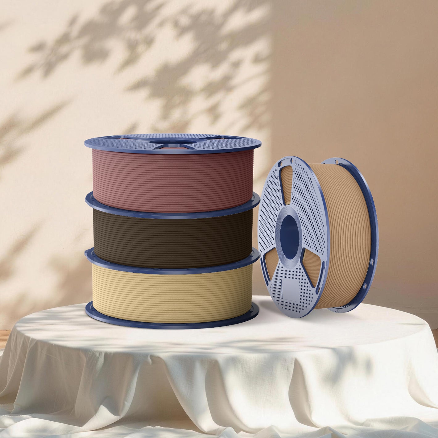 [MOQ: 3KG] Optimized Wood PLA 3D Printer Filament 1KG, Optimized and Upgraded Wood Texture