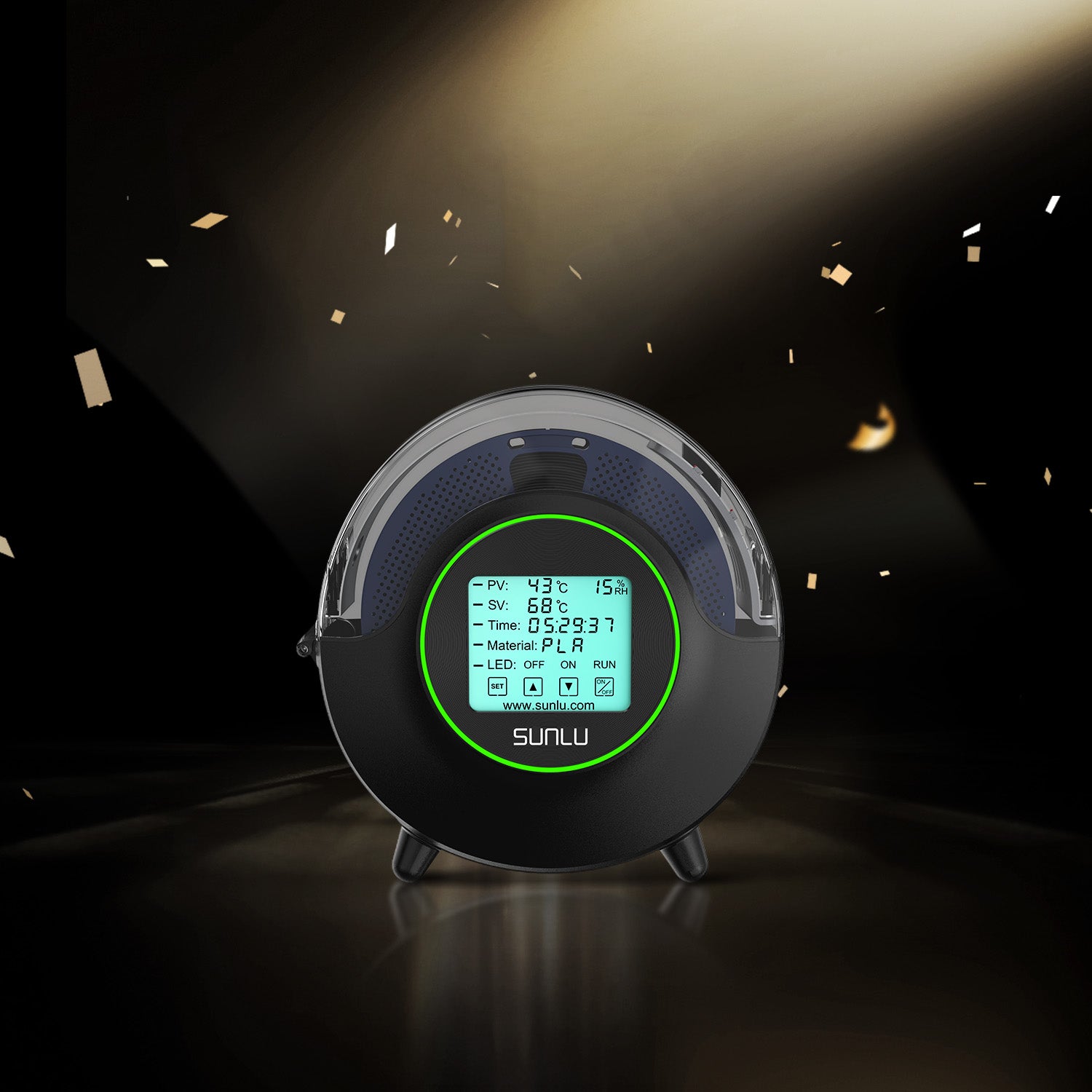 SUNLU S2 Filament Dryer, 360° Surround Heating During 3D Printing