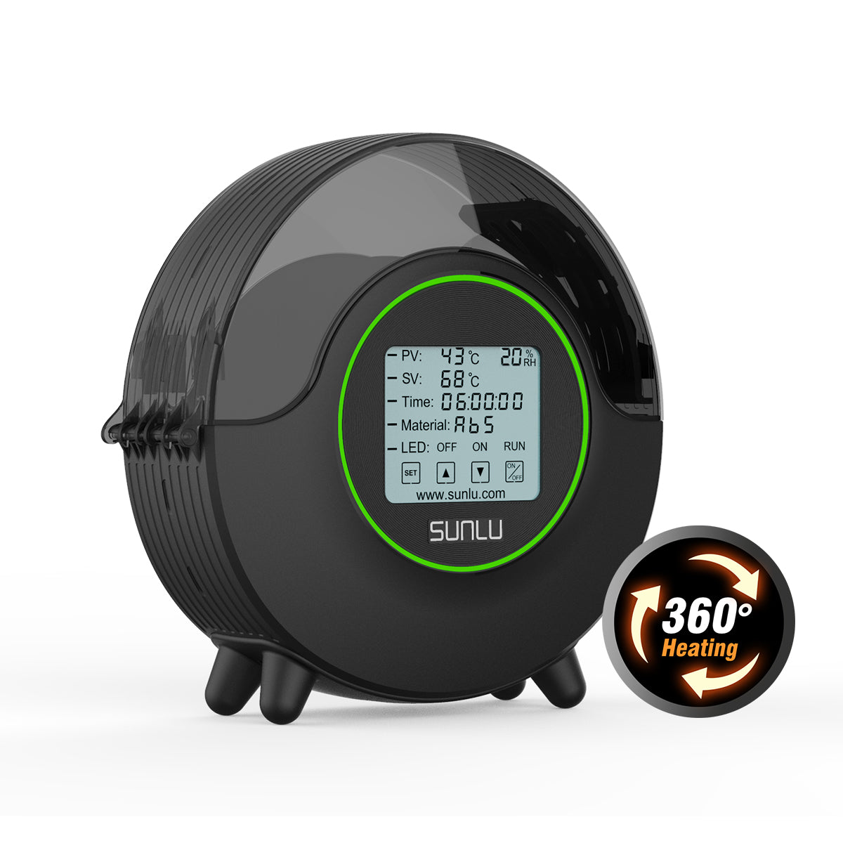 SUNLU 3Dフィラメント ドライヤーボックス S2 SUNLU S2 Dryer Filament with 360° Heating function