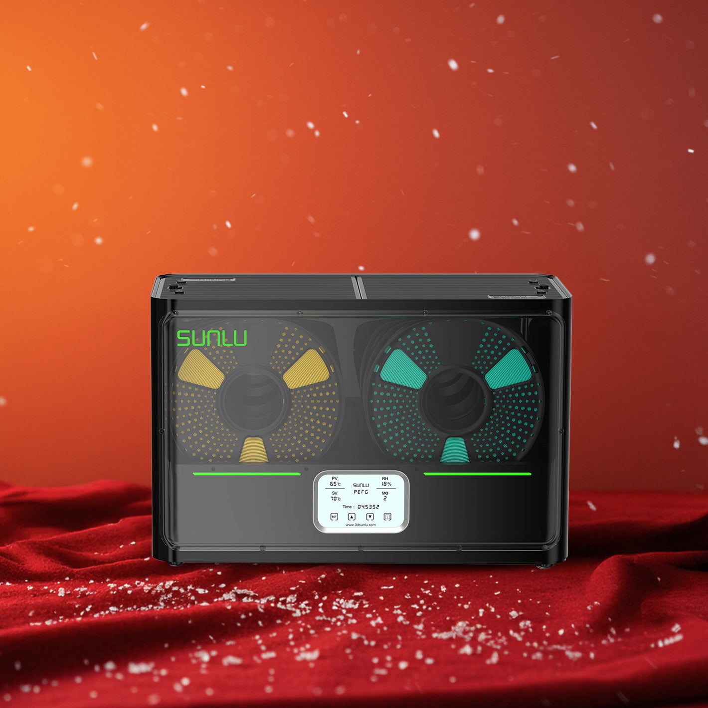 S4 FilaDryer, Platz für vier Spulen gleichzeitig