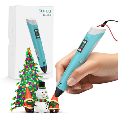 Best Christmas Gift 3D Pen 3D Printing Pen SL-200, Perfect Gift for Kids, Suitable for Children Aged 5 and Above