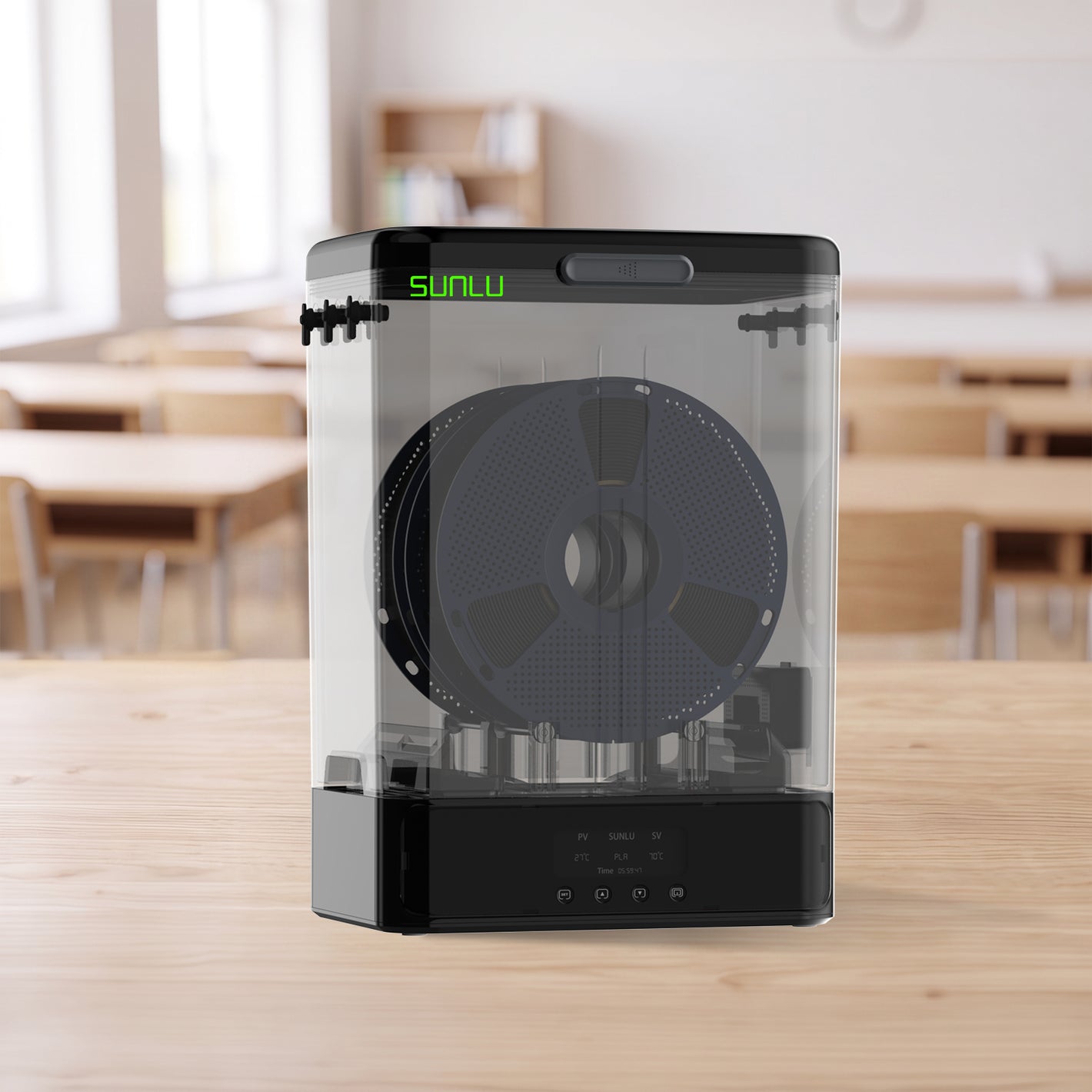 SUNLU FilaDryer SP2, 2-in-1 Filament Dryer Combine with Storage Box, Compatible with spool size 1kg×2 or 2kg×1 or 3kg×1