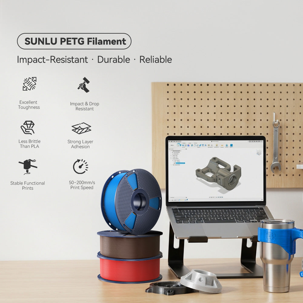 PETG Filament 3KG Large Spool 3D Printer Filament 3KG