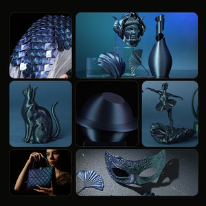 SUNLU PLA Galaxy 1KG, Color-Shifting PLA Esthenic Filament, Sparkling Ultrafine Pearlescent Powder