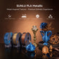 SUNLU PLA Metallic (PLA Metal ) 3D Filament 1KG, Metal-Like Texture Filament