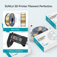 SUNLU SILK PLA+ 2.0(SILK PLA+ V2) 3D Filament 1KG, High Gloss Shiny SILK Filament