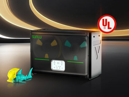 ⚡20%off Black Friday Flash Sale | SUNLU FilaDryer S4, Temperature Balance and High Efficiency, the First Dryer for 4 Spools Capacity