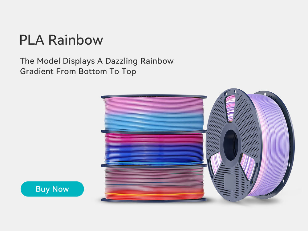 Colorful SUNLU silk filament projects