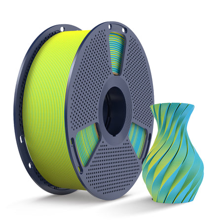 SUNLU Matte PLA Dual-Color 3D Printer Esthenic Filament 1KG, Seamless Two-Tone Shifts & Soft Matte Finish