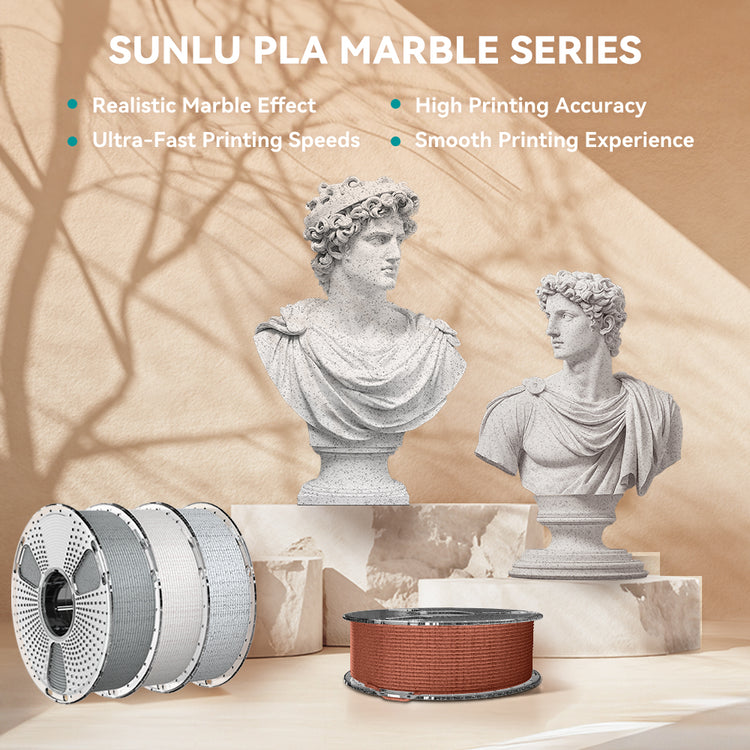 [MOQ: 3KG] High Speed PLA Marble 3D Printer Filament 1KG