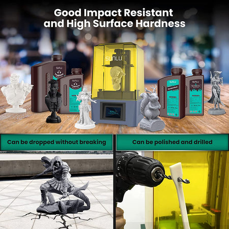 [MOQ: 6 Bottles] High Toughness Resin and High Temperature Resin 1000G