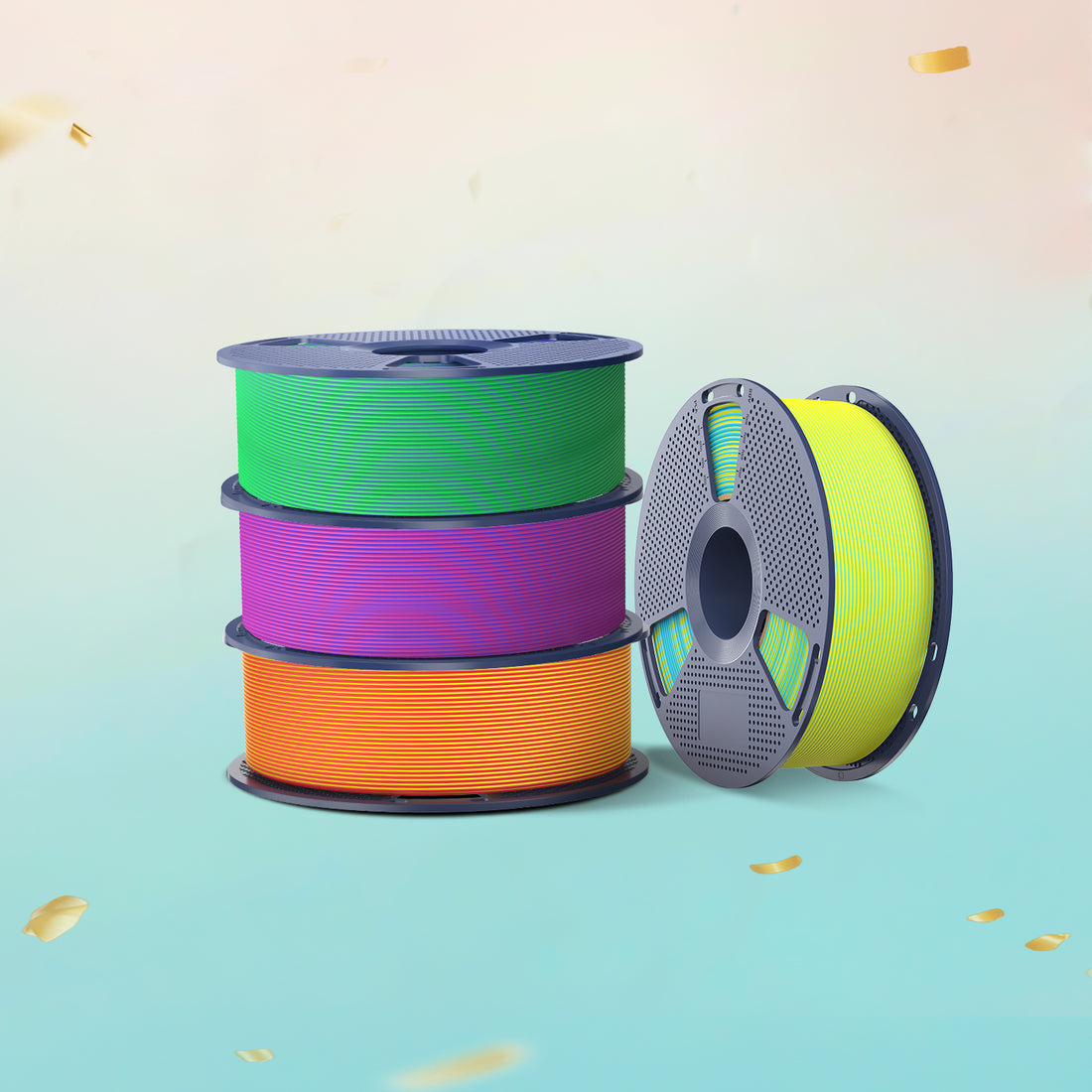 SUNLU PLA Matte Dual-Color 3D Filament 1KG | SUNLU Online Store