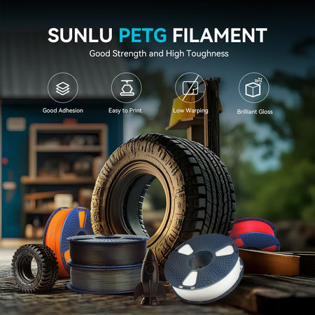 [Bigger Size, Longer Use, No Waste] 3KG & 5KG Large Spool PETG, ABS 3D Printer Filament Collection