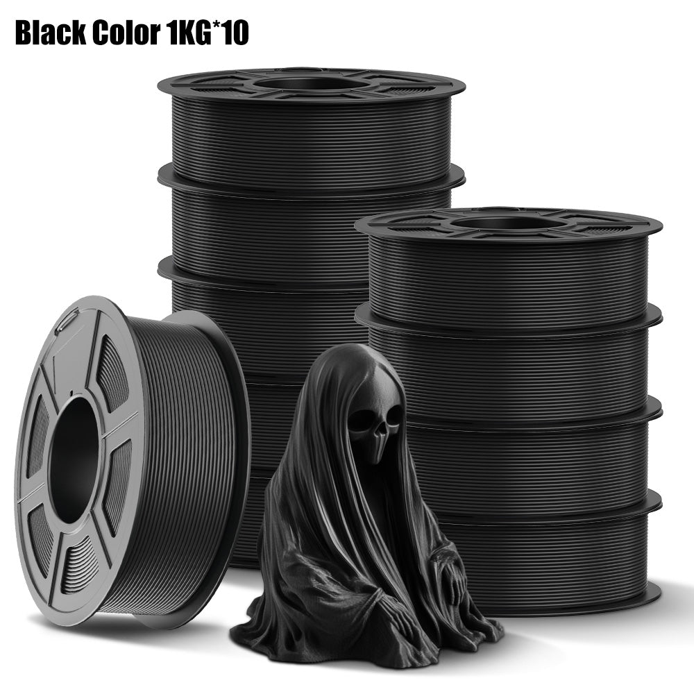 10KG PLA Recycled Filament PLA Series 3D Printer Filament 1KG/Roll