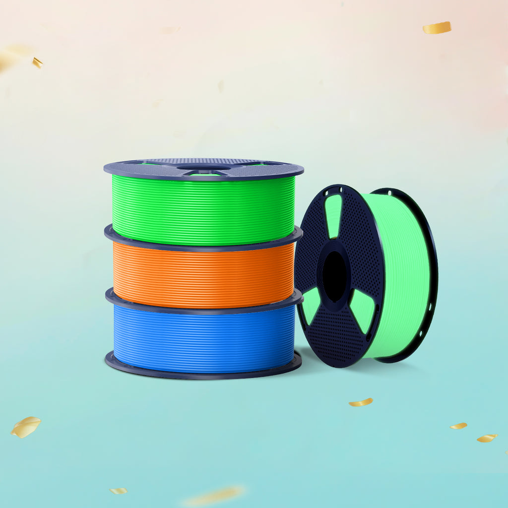 [MOQ: 3KG] Glow in The Dark (Luminous) PLA 3D Printer Filament 1KG by Sunlu