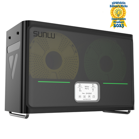 ⚡20%off Black Friday Flash Sale | SUNLU FilaDryer S4, Temperature Balance and High Efficiency, the First Dryer for 4 Spools Capacity