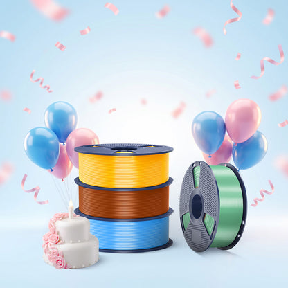 Filamento per stampante 3D SUNLU Silk PLA 1,75 mm 1 kg/2,2 libbre