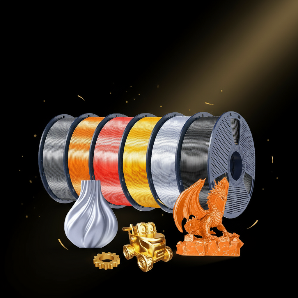 [MOQ: 6KG] SILK 3D Printer Filament 1KG