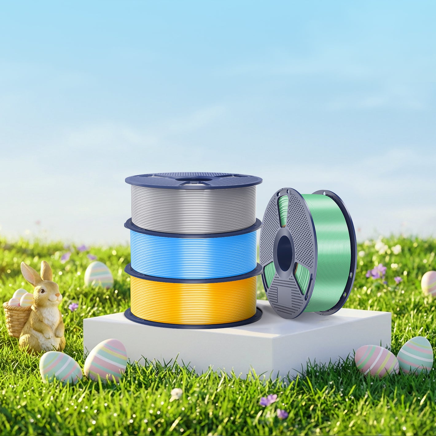 [MOQ: 6KG] SILK 3D Printer Filament 1KG