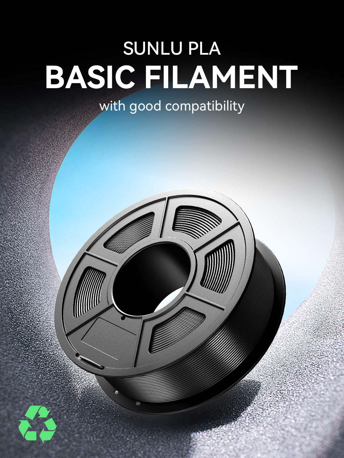 [Disponible en México] PLA, Filamento para impresora 3D SUNLU PLA 1kg