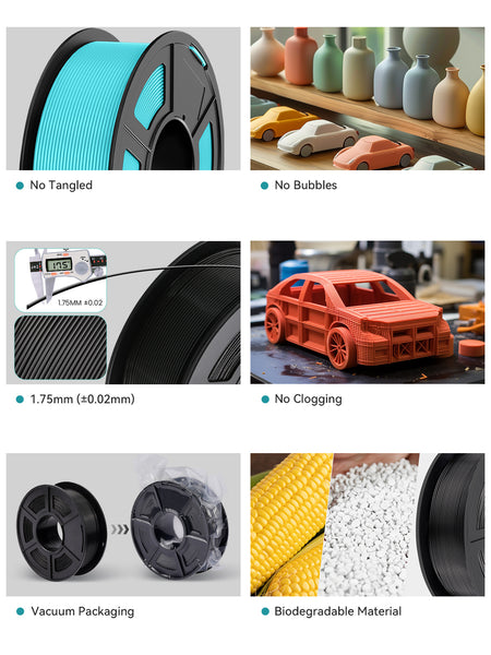 [MOQ: 6KG] PLA Meta(Macaron Colors) 3D Printer Filament 1KG