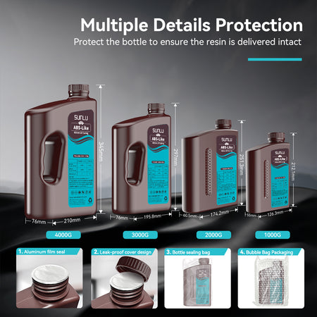 [MOQ: 6 Bottles] ABS Like Resin 2000G